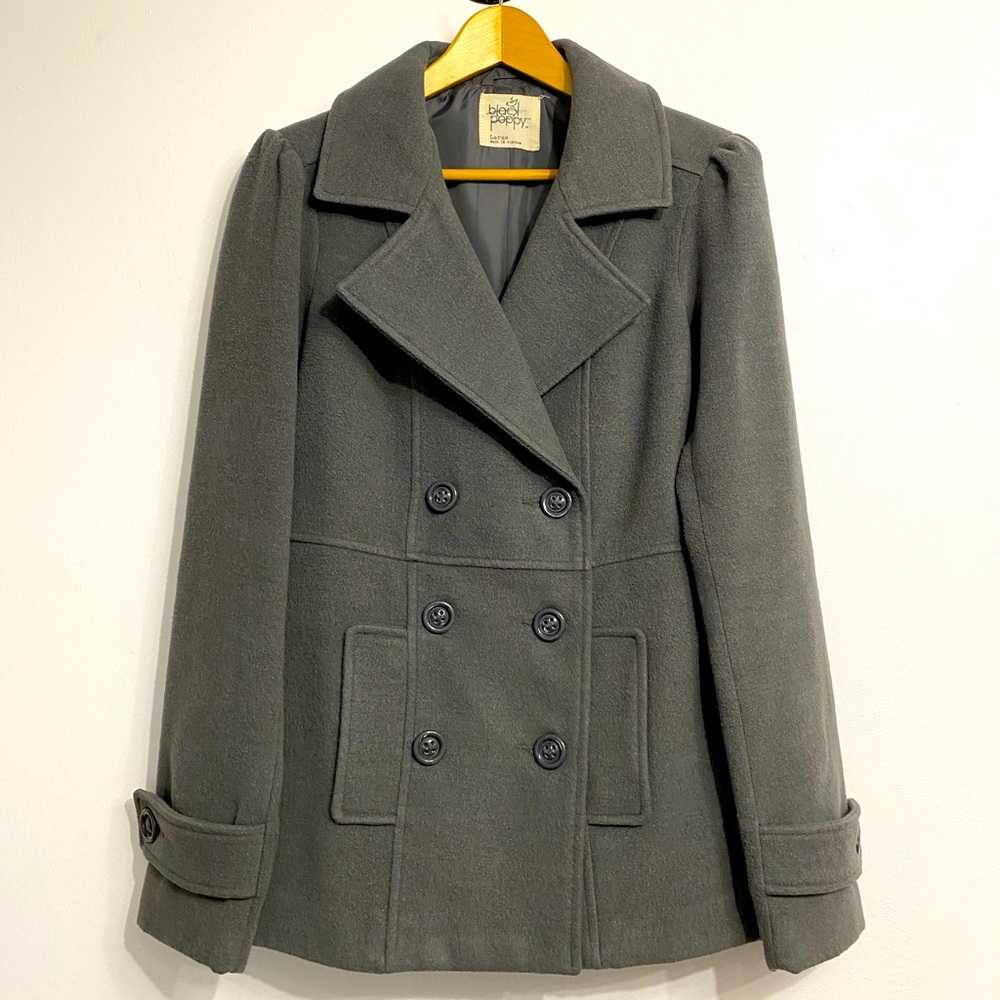 Grey Pea Coat